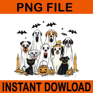 Dog Ghost Halloween PNG