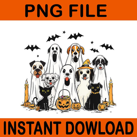 Dog Ghost Halloween PNG