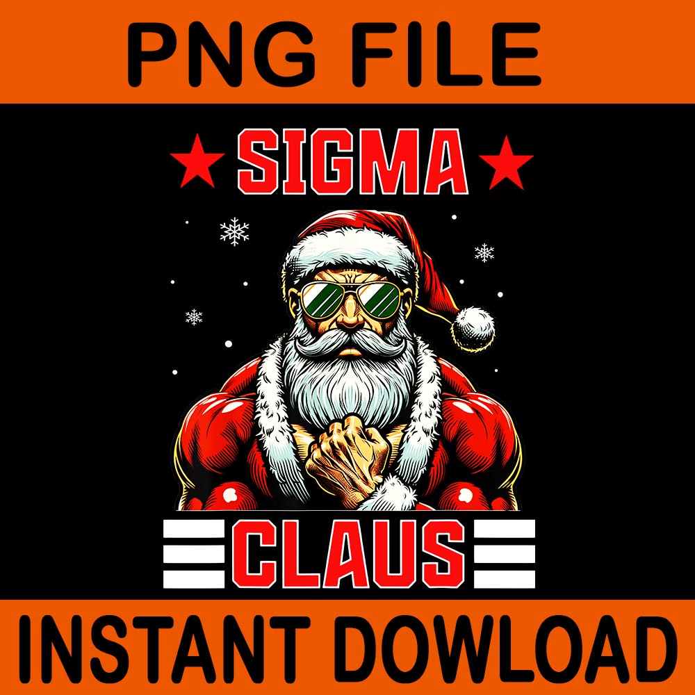 Sigma Claus Santa PNG, Sigma Claus Christmas PNG, Skibidi Rizzmas PNG, Skibidi Rizzmas Santa PNG