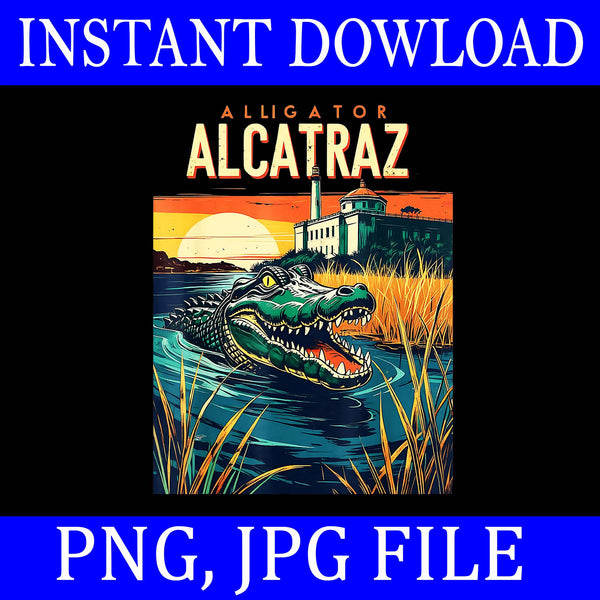 Alligator Alcatraz PNG, Florida Everglades Parody PNG, Alligator Alcatraz Evergladees PNG