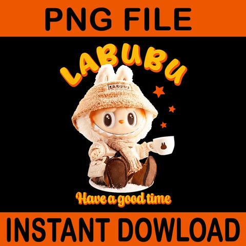 Cute Labubu Classic Pose PNG