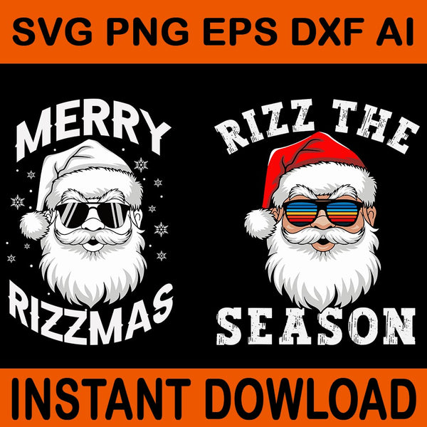 Bundle Santa Merry Rizzmas SVG, I Do It For The Ho's Svg, Rizzmas Sigmas Santa svg, Sigma Claus Santa svg, Merry Christmas Bruh Svg, Rizz The Season Svg