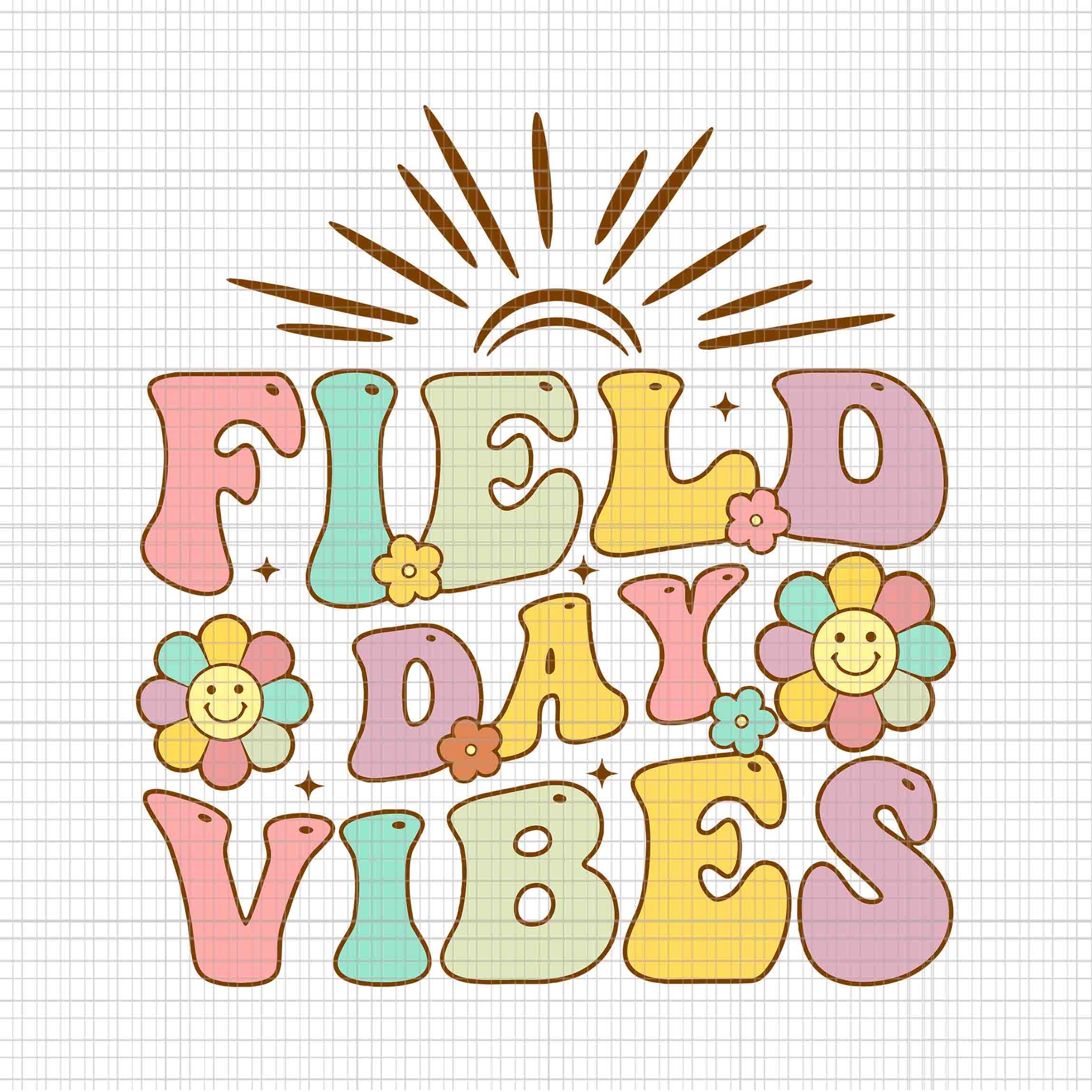 Field Day Vibes Svg, Teacher Field Day Svg, Teacher Svg, School Svg