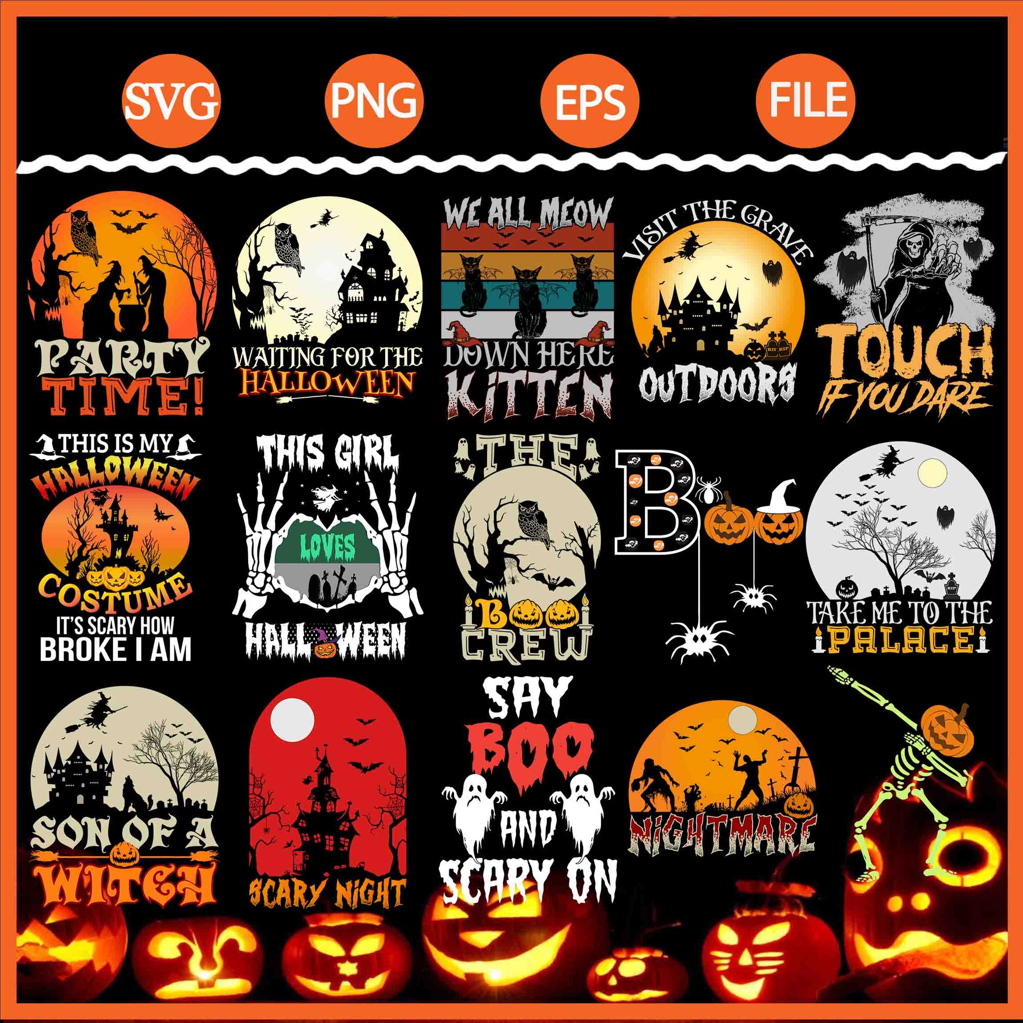 Bundle Halloween  design, Halloween png, Halloween design, ghost vector, ghost png,  halloween 2021 pumpkin, halloween 2021,  halloween vector