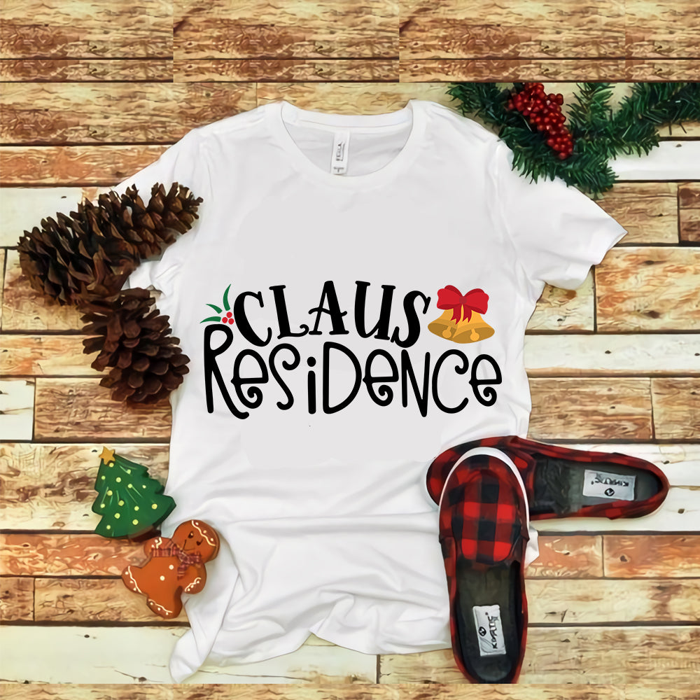 Claus Residence svg, Claus Residence, Claus Residence design tshirt, snow svg, snow christmas, christmas svg, christmas png, christmas vector, christmas design tshirt, santa vector, santa svg, holiday svg, merry christmas, cut file