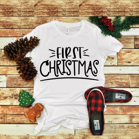 First Christmas svg, First Christmas, merry christmas, snow svg, snow christmas, christmas svg, christmas png, christmas vector, christmas design tshirt, santa vector, santa svg, holiday svg, merry christmas, cut file