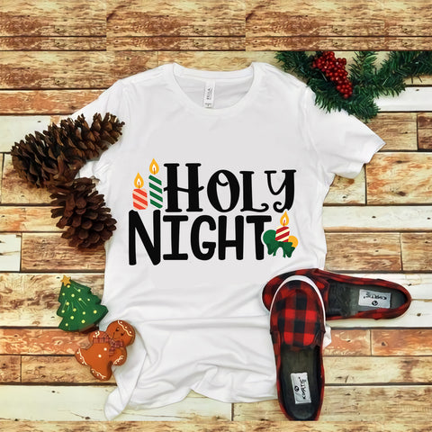 Holy Night christmas svg, Holy Night christmas, merry christmas, snow svg, snow christmas, christmas svg, christmas png, christmas vector, christmas design tshirt, santa vector, santa svg, holiday svg, merry christmas, cut file