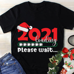 2021 Loading Please Wait Svg, Christmas Svg, Tree Christmas Svg, Tree Svg, Santa Svg, Snow Svg, Merry Christmas Svg, Hat Santa Svg