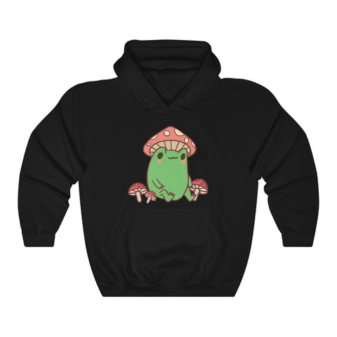 Frog Mushroom Hooded Sweatshirt