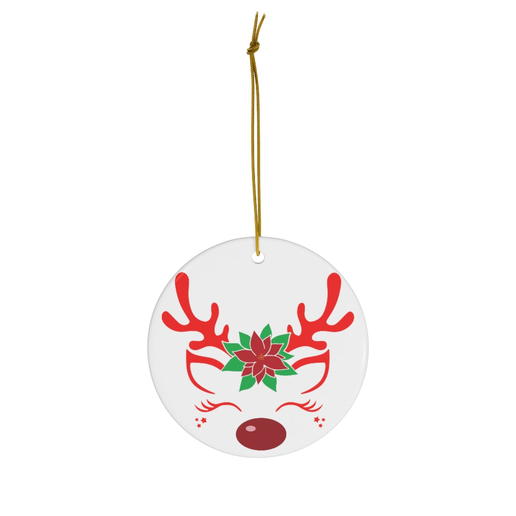 Reindeer Ceramic Ornaments