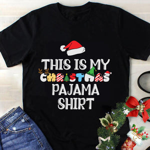 This Is My Christmas Pajama Shirt Svg, Christmas Svg, Tree Christmas Svg, Tree Svg, Santa Svg, Snow Svg, Merry Christmas Svg, Hat Santa Svg, Light Christmas Svg