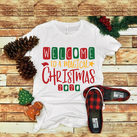 Welcome To A Magical Christmas 2020, snow svg, snow christmas, christmas svg, christmas png, christmas vector, christmas design tshirt, santa vector, santa svg, holiday svg, merry christmas, merry christmas svg, merry christmas png, cut file