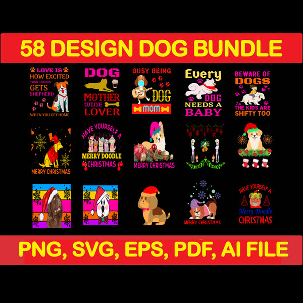 Bundle dog svg, dog svg files for cricut, pet svg bundle, dog quotes bundle, dog mom, dog lovers svg, puppy Svg