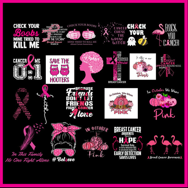 40 Bundle Breast Cancer, Breast Cancer Svg Bundle, Cancer Awareness Svg, Breast Cancer Png , Cancer Awareness , Cancer Ribbon Png, Hope Png, Sunflower Pink Png, October Png, Cancer Ribbon Svg, Hope Svg