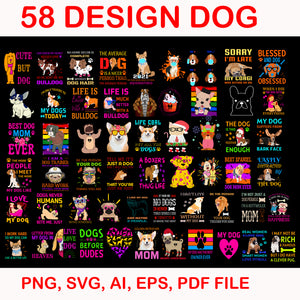 Bundle dog svg, dog svg files for cricut, pet svg bundle, dog quotes bundle, dog mom, dog lovers svg, puppy Svg