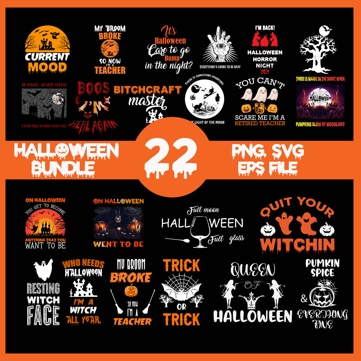 Bundle Halloween design, Halloween svg, Halloween design, ghost vector ...