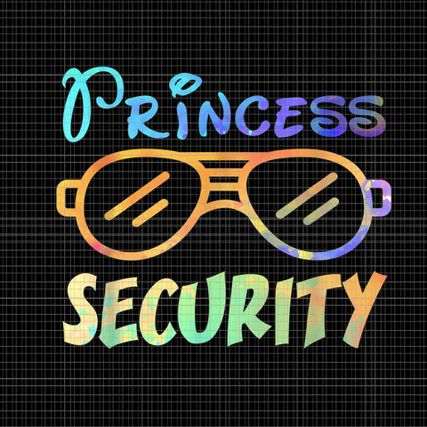 Princess Security Png, Princess Security Glasses Png, Princess Security Perfects Art Png