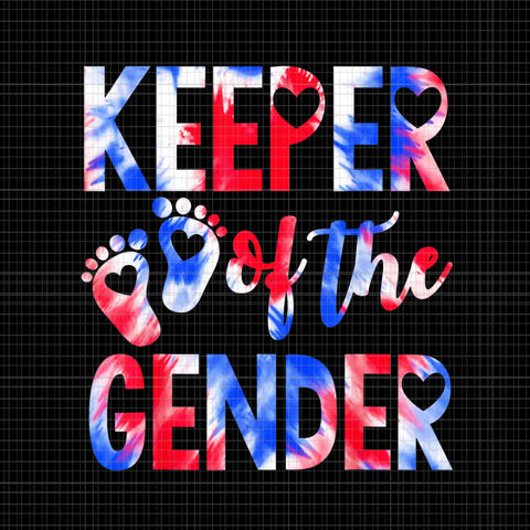 Keeper Of The Gender 4th Of July Png, Baby Gender Reveal Png, Baby Gender Png, 4th Of July Png