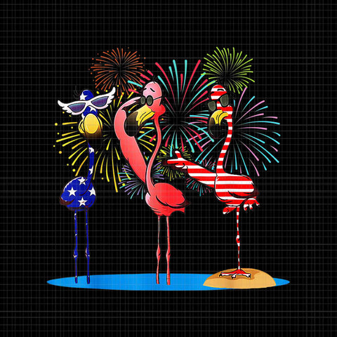 Flamingo 4th Of July American Flag Png, Flamingo Independence Png, Flamingo 4th Of July Png, 4th Of July Png, Flamingo Flag USA