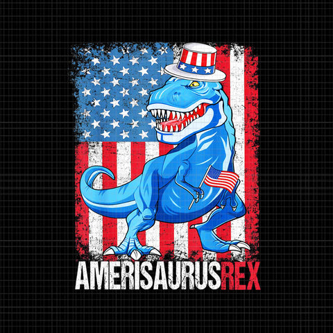Dinosaur 4th Of July Amerisaurus T-Rex Png, Amerisaurus Rex Flag Png, Dinosaur 4th Of July Png, Dinosaur Flag Png, 4th Of July T-Rex Png