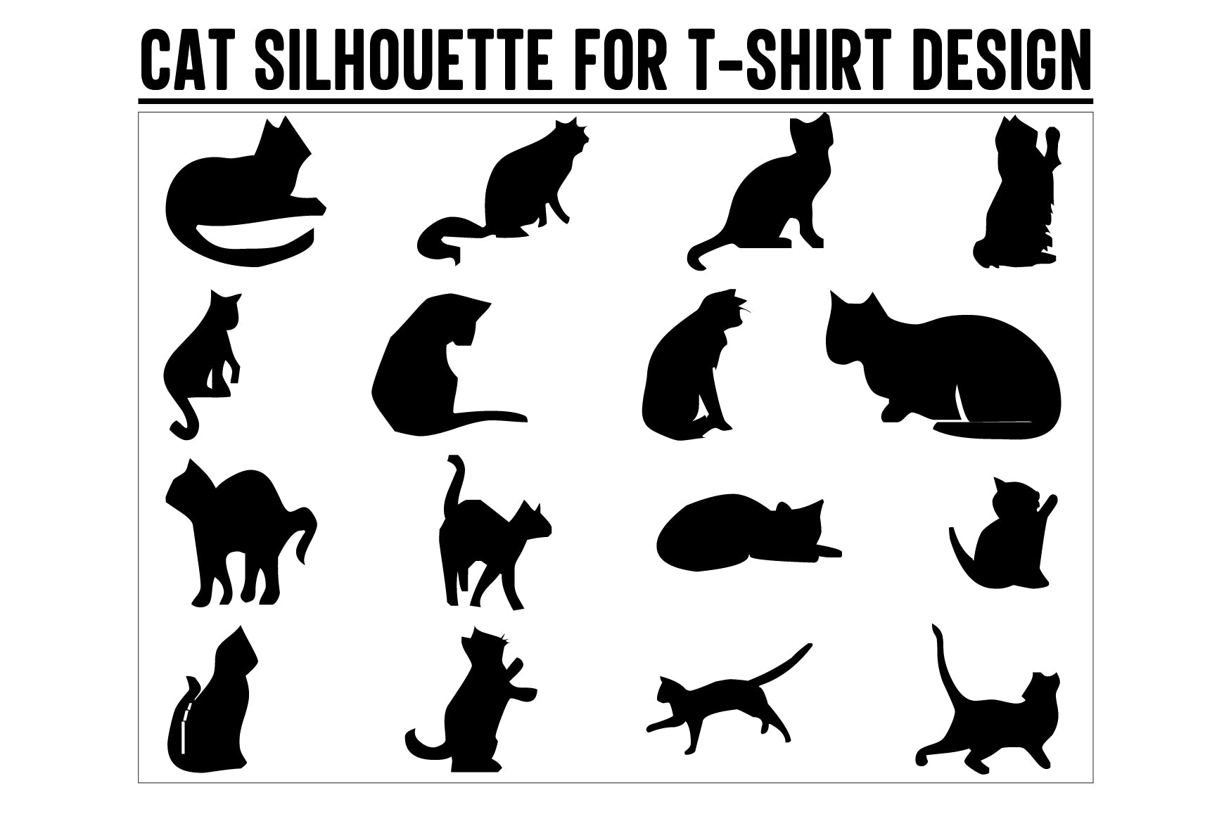Cat svg, Black cat svg, cat design, design cat bundle