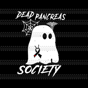 Dead Pancreas Society svg, Dead Pancreas Society png,Bee Pink Warrior Breast Cancer Awareness Survivor Ghost, Boo Bees Horror Halloween ghost,dead pancreas