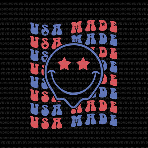 Usa Made The 4th Of July Svg, Aesthetic Independence day Svg, 4th Of July Svg, Flag 4th Of July Svg
