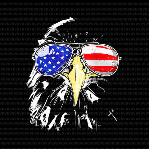 4th Of July American Flag Patriotic Eagle Png, 4th Of July Png, American Flag Patriotic Eagle Png, Eagle American Flag Png, Patriotic Eagle Sunglasses USA Png