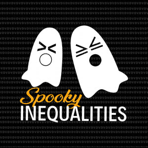 Spooky Inequalities Ghosts Svg, Halloween Math Teacher Svg, Ghost Svg, Halloween Svg, Boo Halloween Svg, Funny Boo Svg