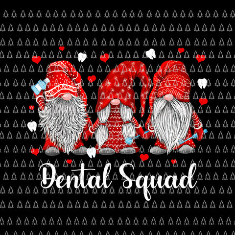 Dental Squad Svg, Dental Gnome Valentine's Day Png, Love Gnome Valentines Png, Dental Valentine Gnome Png