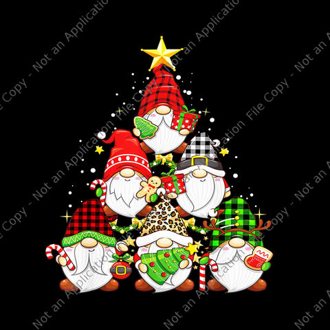 Christmas Gnome Png, Funny Family Gnome Tree Xmas Png, Gnome Tree Xmas Png, Gnome Xmas Png