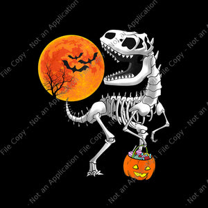 Halloween Dinosaur T Rex Skeleton Scary Png, Halloween Dinosaur Png, T-rex Halloween Png, Halloween Png, Skeleton Dinosaur Png, Skeleton Halloween Png