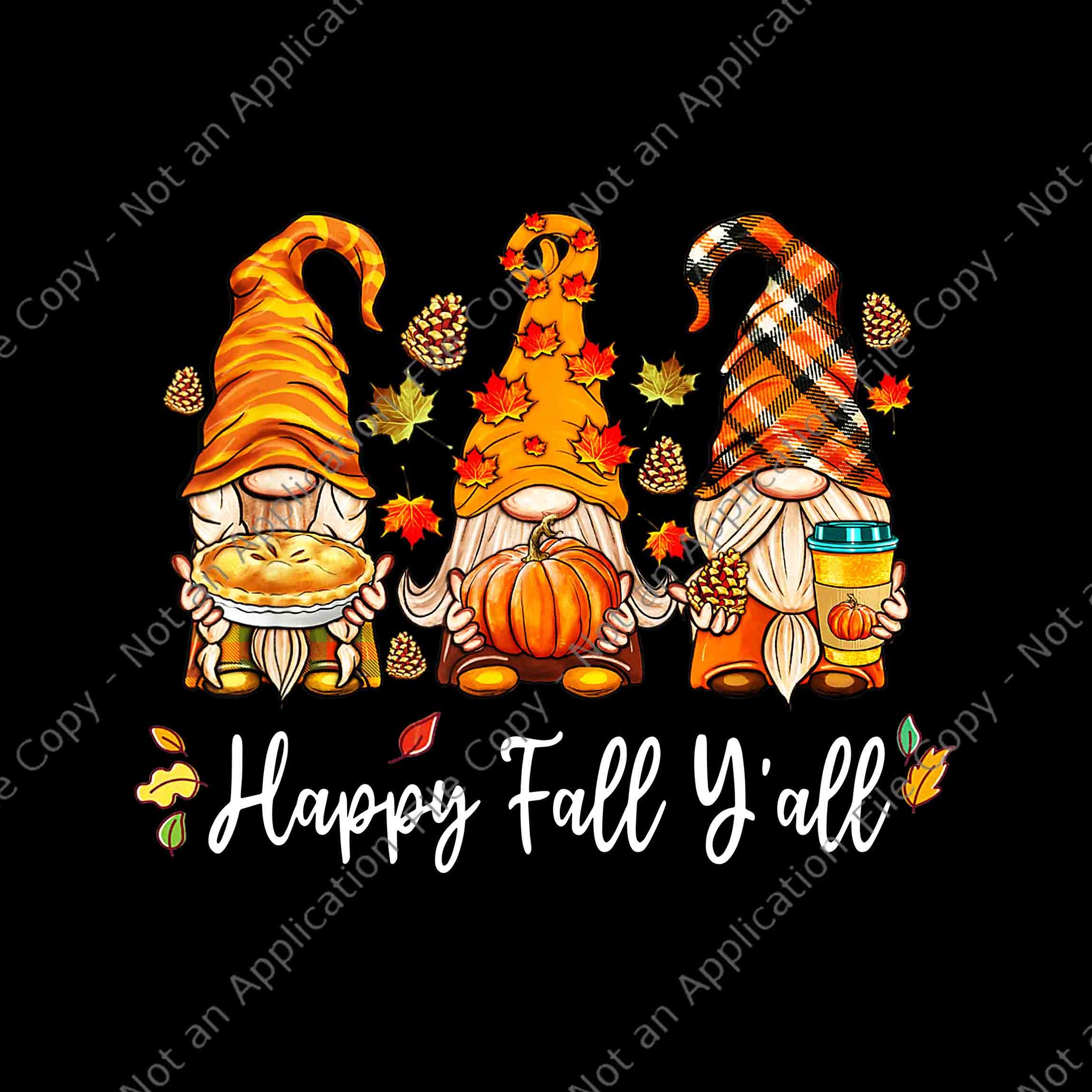 Happy Fall Y'all Gnome Pumpkin Truck Autumn Thanksgiving Png, Happy Fall Y'all Gnome Png, Gnome Thanksgiving Png, Gnome Truck Png