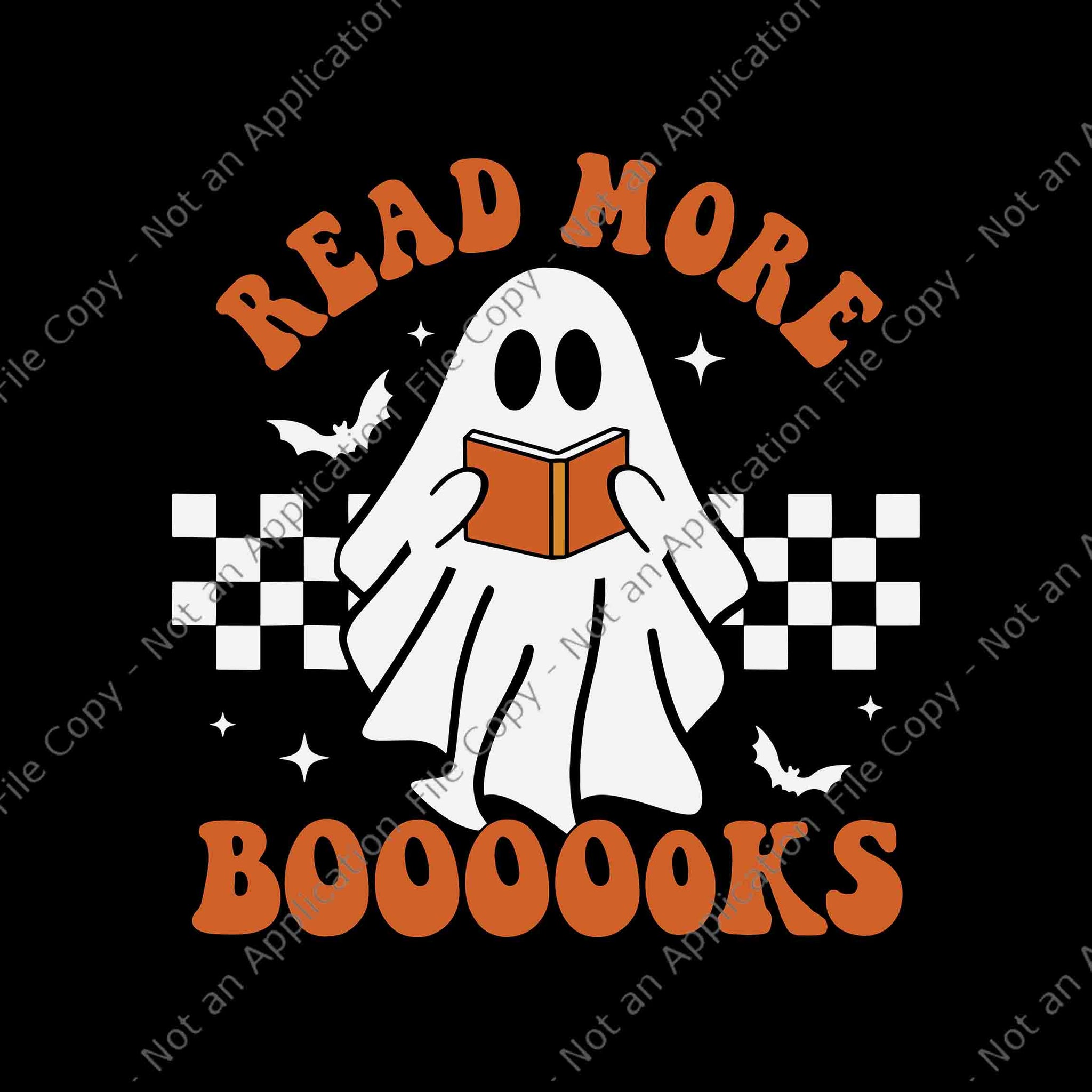 Read More Booooks Svg, Booooks Ghost Read More Books Svg, Funny Teacher Halloween Svg, Ghost Read Book Svg, Halloween Svg, Ghost Svg