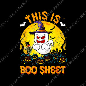 This Is Boo Sheet Ghost Retro Halloween Png, Boo Sheet Png, Boo Halloween Png, Ghost Halloween Png