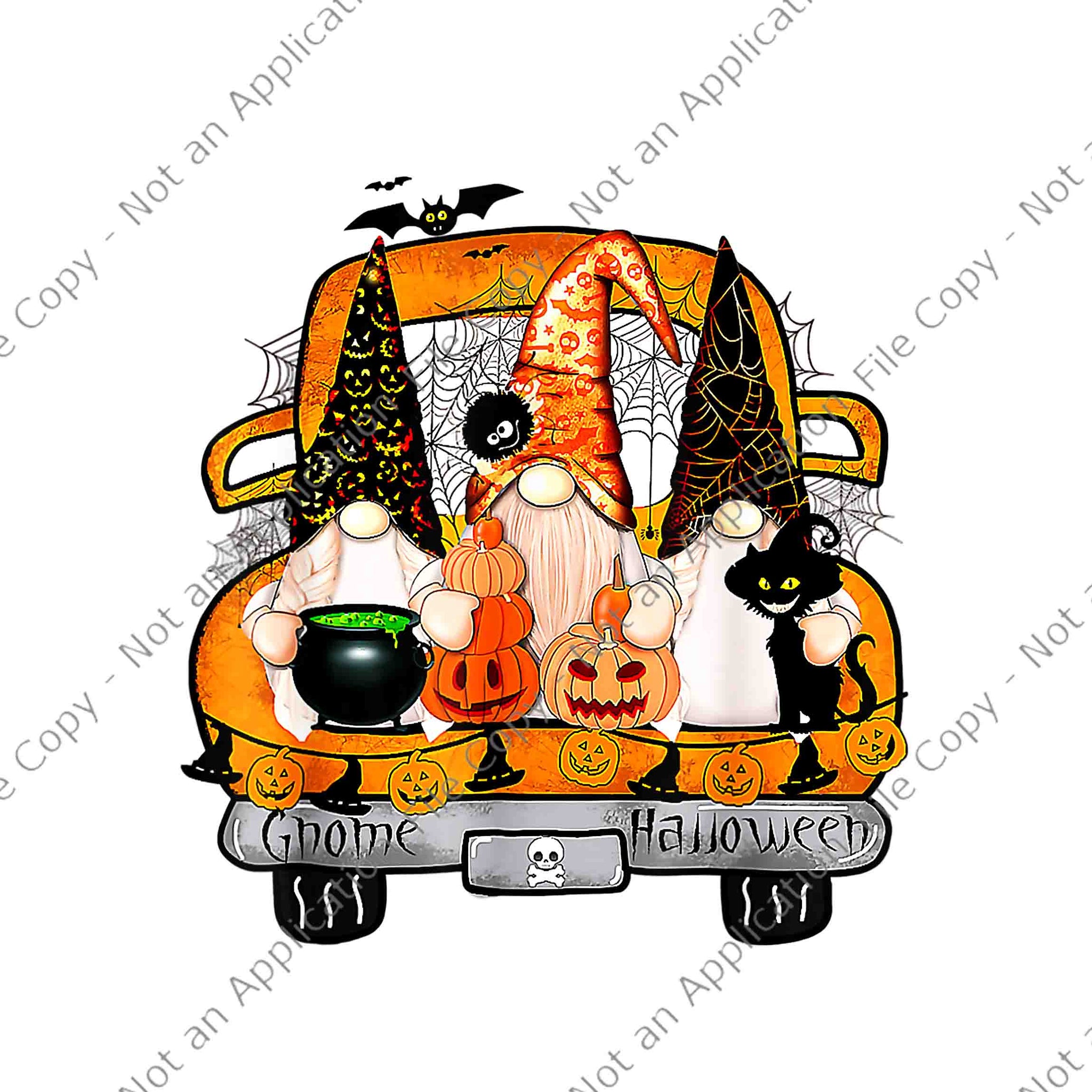 Gnome Witch Halloween Pumpkin Autumn Fall Holiday 2022 Png, Gnome Halloween Png, Halloween 2022 Png, Gnome Autumn Png