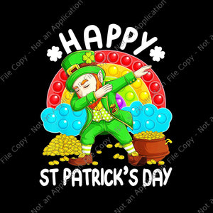 Happy St Patrick's Day Leprechaun Pop It Rainbow Fidget Png, Leprechaun Pop It Rainbow Fidget Png, St.Patrick Day Png