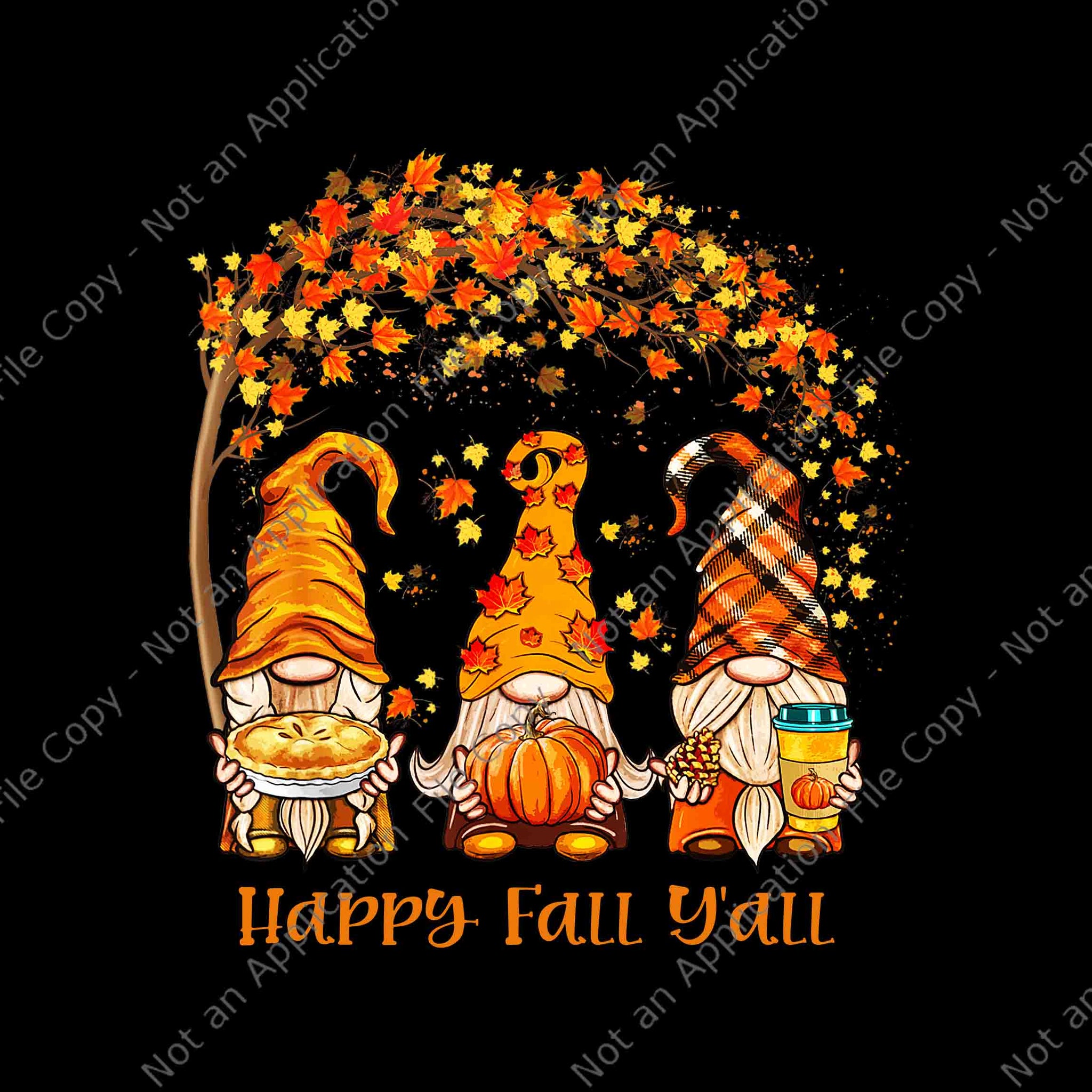 Happy Fall Y'all Gnome Pumpkin Autumn Leaves Thanksgiving Png, Happy Fall Y'all Gnome Png, Gnome Autumn Png, Gnome Thanksgiving Png, Thanksgiving Day Png