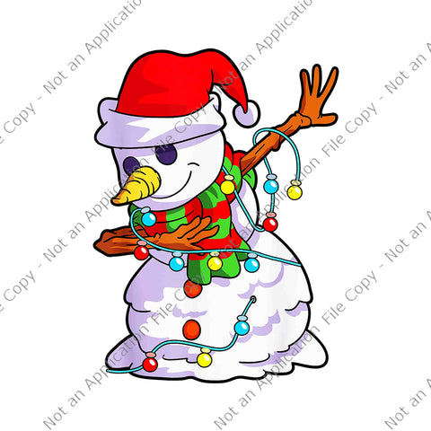 Dabbing Snowman Christmas Png, Dabbing Snowman Hat Santa Png, Snowman Christmas Png, Christmas Png
