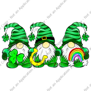 Lucky Rainbow Gnome Happy St Patrick's Day Png, Gnome Happy St Patrick's Day Png, Irish Png, Gnome Png, Patrick Day Png