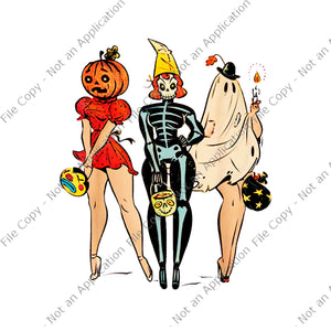 Halloween Witch Pin Up Retro Vintage Pumpkin Women Png, Halloween Witch Png, Halloween Png, Witch Png
