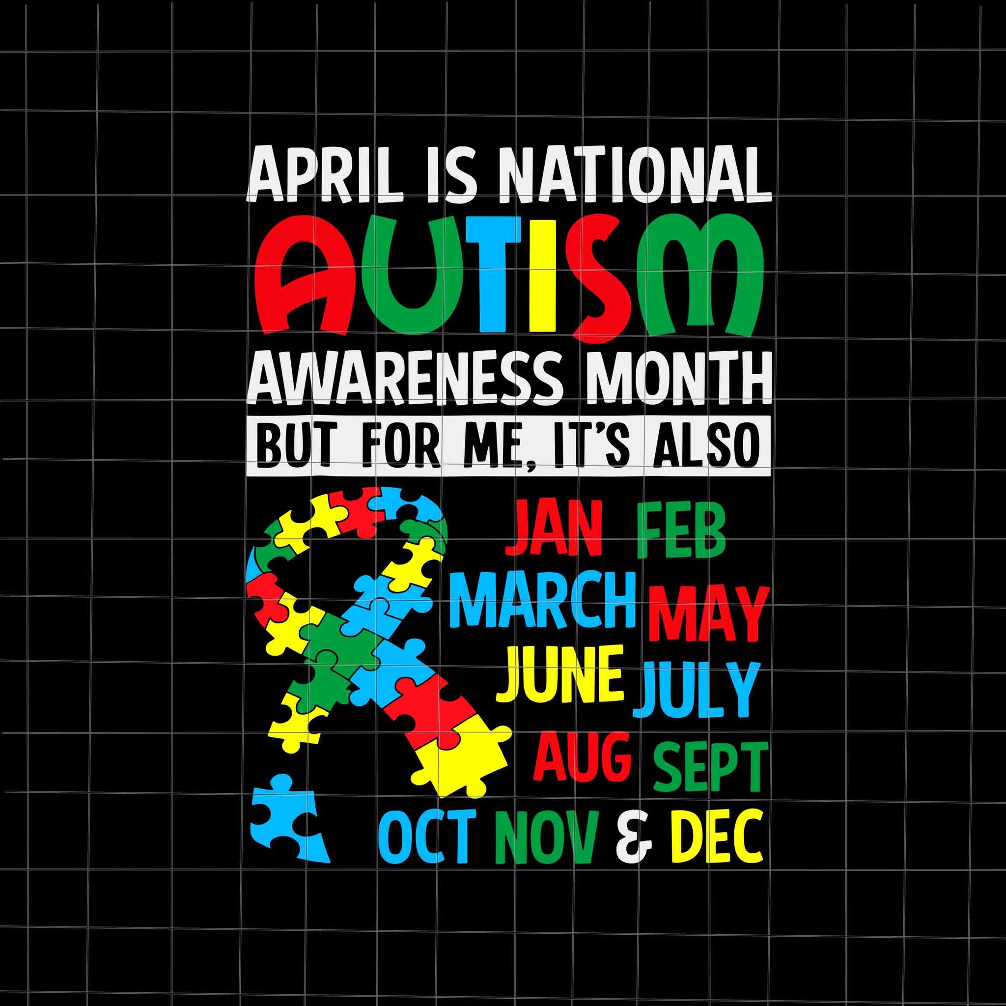Puzzle Pieces Svg, Autism Awareness, Puzzle Svg, Autism Svg, Autism Support  Svg, 2nd April Svg, Autism Month Svg, Autism Puzzle Svg 