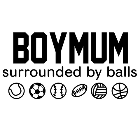 Boy mom surrounded by balls svg, Boy mom surrounded by balls, boy mom svg, boymom, mom svg, eps, dxf, png file