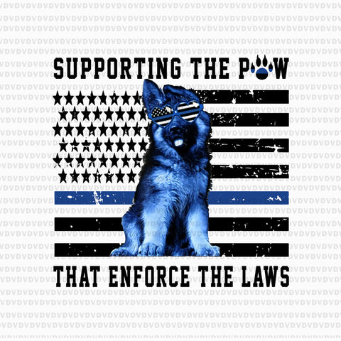Supporting the paws that enforce the laws png, police paw dog png, supporting the paws that enforce the laws