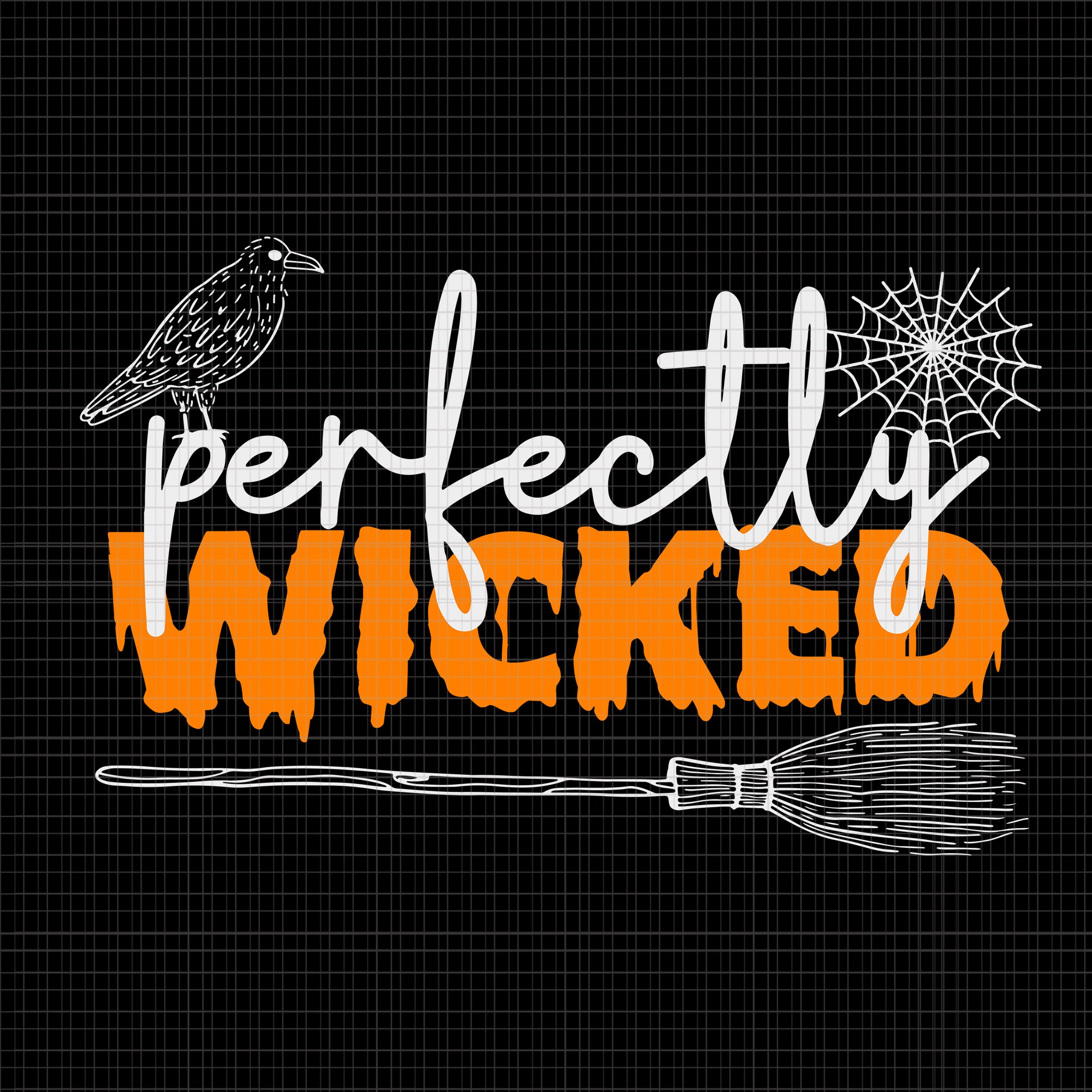 Perfectly Wicked Svg, Women's Halloween Witch Svg, Halloween Svg, Witch Svg