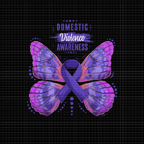 Domestic Violence Awareness Purple Ribbon Butterfly Png, Purple Ribbon Butterfly Png, Butterfly Png