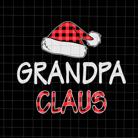 Red Plaid Grandpa Claus Svg, Christmas Svg, Tree Christmas Svg, Tree Svg, Santa Svg, Snow Svg, Merry Christmas Svg, Hat Santa Svg, Light Christmas Svg