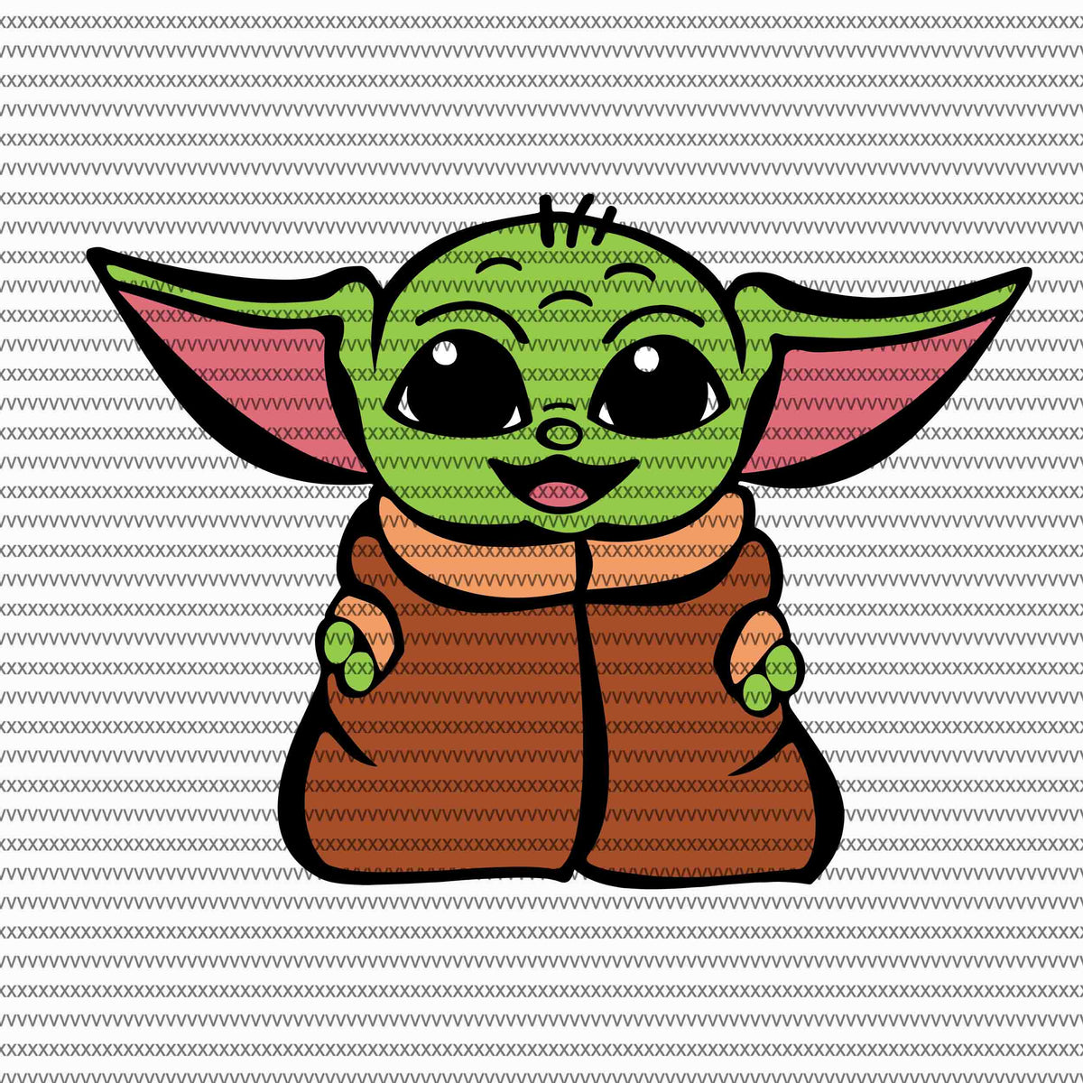 Baby yoda svg, baby yoda vector, baby yoda digital file, star wars svg ...