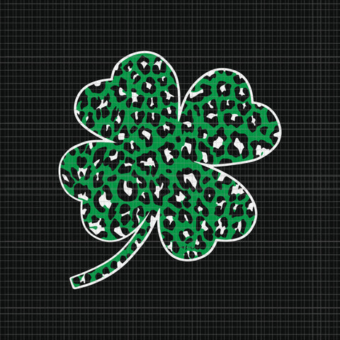 Green Leopard Clover Lucky Leaf St Patricks Day ASM SVG, Green Leopard Clover Lucky Leaf St Patricks Day ASM DESIGN, Patrick Day svg, Patrick Day