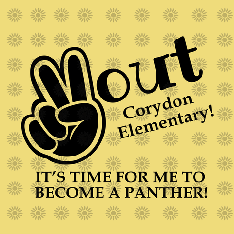 2 out corydon elementary, It's time for me to become a panther svg, png, dxf,eps file for Cricut, Silhouette